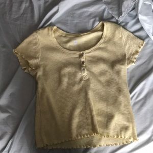 Pacsun Yellow Me-To-We Shirt
